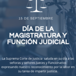 DÍA DE LA MAGISTRATURA Y FUNCIÓN JUDICIAL
