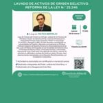 LAVADO DE ACTIVOS DE ORIGEN DELICTIVO. REFORMA DE LA LEY N.° 25.246
