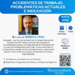 Webinar ACCIDENTES DE TRABAJO. PROBLEMÁTICAS ACTUALES E INDEXACIÓN